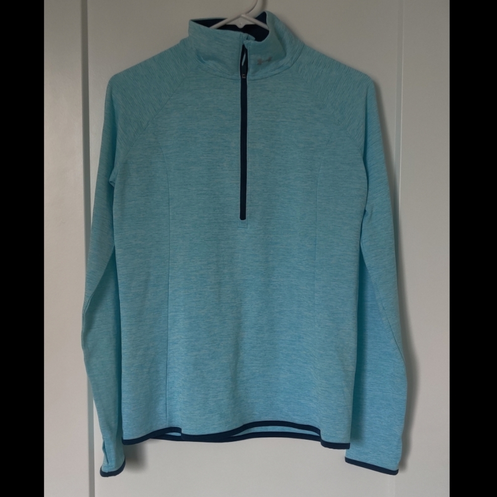 Under Armor blue top!